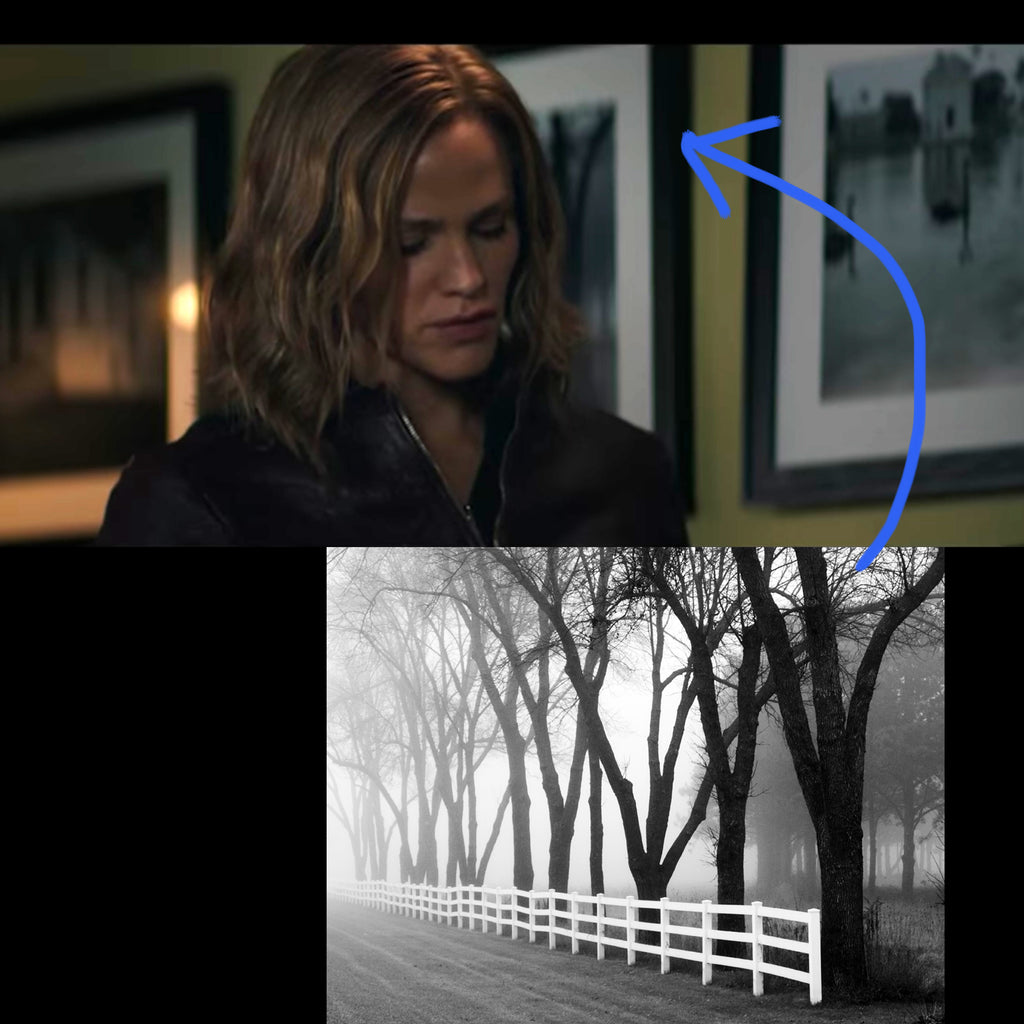 Two Keith Dotson photographs appear in the Jennifer Garner action movie 'Peppermint'