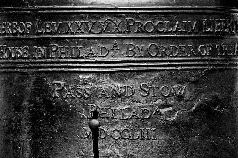 The Liberty Bell - A Detailed Close-Up Photograph (A0009465)