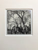 One-of-a-kind original black and white Polaroid photograph of an authentic cannon from the American Civil War seen on a historic battlefield site. Archivally mounted and overmatted with white 4-ply mat. Ready to fit an 11″ x 14″ frame.