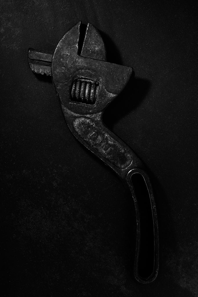 Keith Dotson announces new portfolio in progress: black and white photographs of rusty antique tools