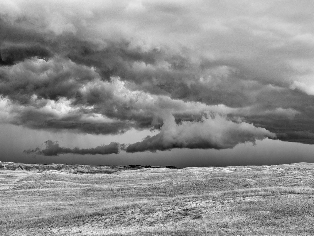 New Photograph Series: Tumultuous Storm Clouds Over the South Dakota Badlands