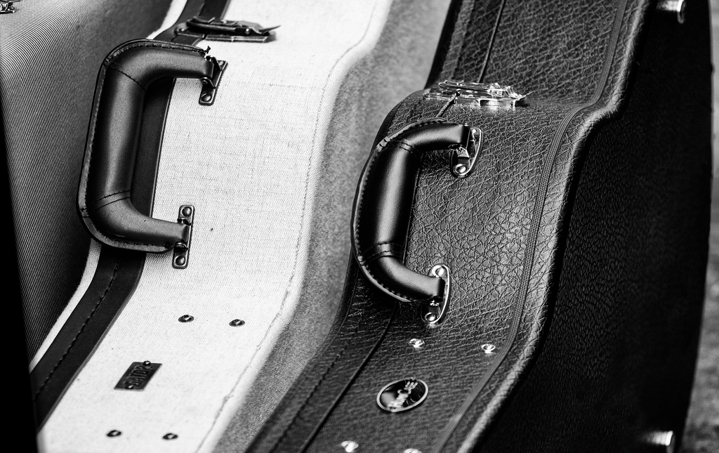 Keith Dotson's 'guitar cases at a gig' photo selected for Amazon's new Nashville office