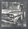 One-of-a-kind, handmade platinum/palladium print showing a rusty old pickup truck abandoned in the woods of the American South. Limited to an edition of 8 at this size plus two artist proofs, the price will increase with each sale.

Each print of the edition will be a unique, handmade print that may vary slightly from the first print shown here. Because of the handmade nature of the printing process, every print&nbsp;— even those made from the identical negative — is unique.
