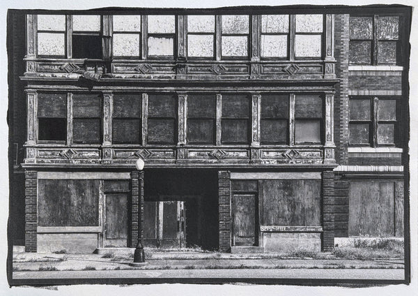 Vacant Building in Cairo, Illinois - Handmade Platinum/Palladium Limited Edition Print