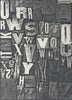 Antique Woodblock Letters - Handmade Platinum/Palladium Limited Edition Print