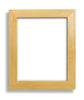 Light Wood Frame with Glass for 8" x 10" art
