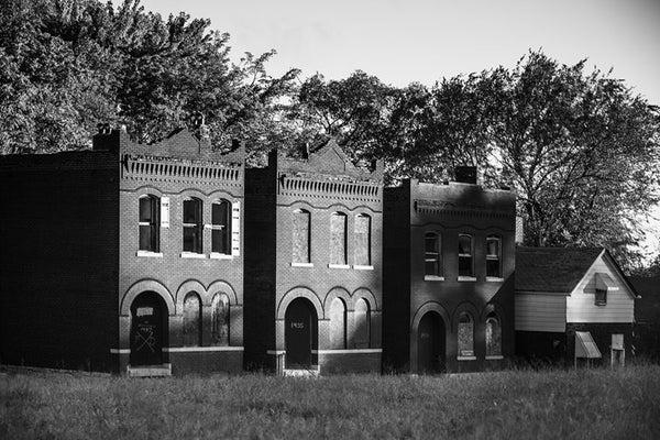 Abandoned Row Houses in College Hill, St. Louis (A0008419)