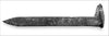Monumental black and white detail photograph of a rusty railroad spike. The size of this ultra-wide panoramic photograph turns an ordinary object that's only seven inches long, into a vast and startling landscape up to ten feet wide. Available in one very wide print or as two half size prints for same price (see alternate photographs). Depending on space, it can be displayed vertically or horizontally.