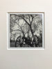 One-of-a-kind original black and white Polaroid photograph of an authentic cannon from the American Civil War seen on a historic battlefield site.  Archivally mounted and overmatted with white 4-ply mat.  Ready to fit an 11″ x 14″ frame.